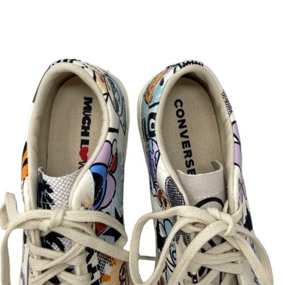 Converse One Star Ox Sneaker Low Top Men Size Canvas Egret Flower Casual 172933C - Picture 10 of 12